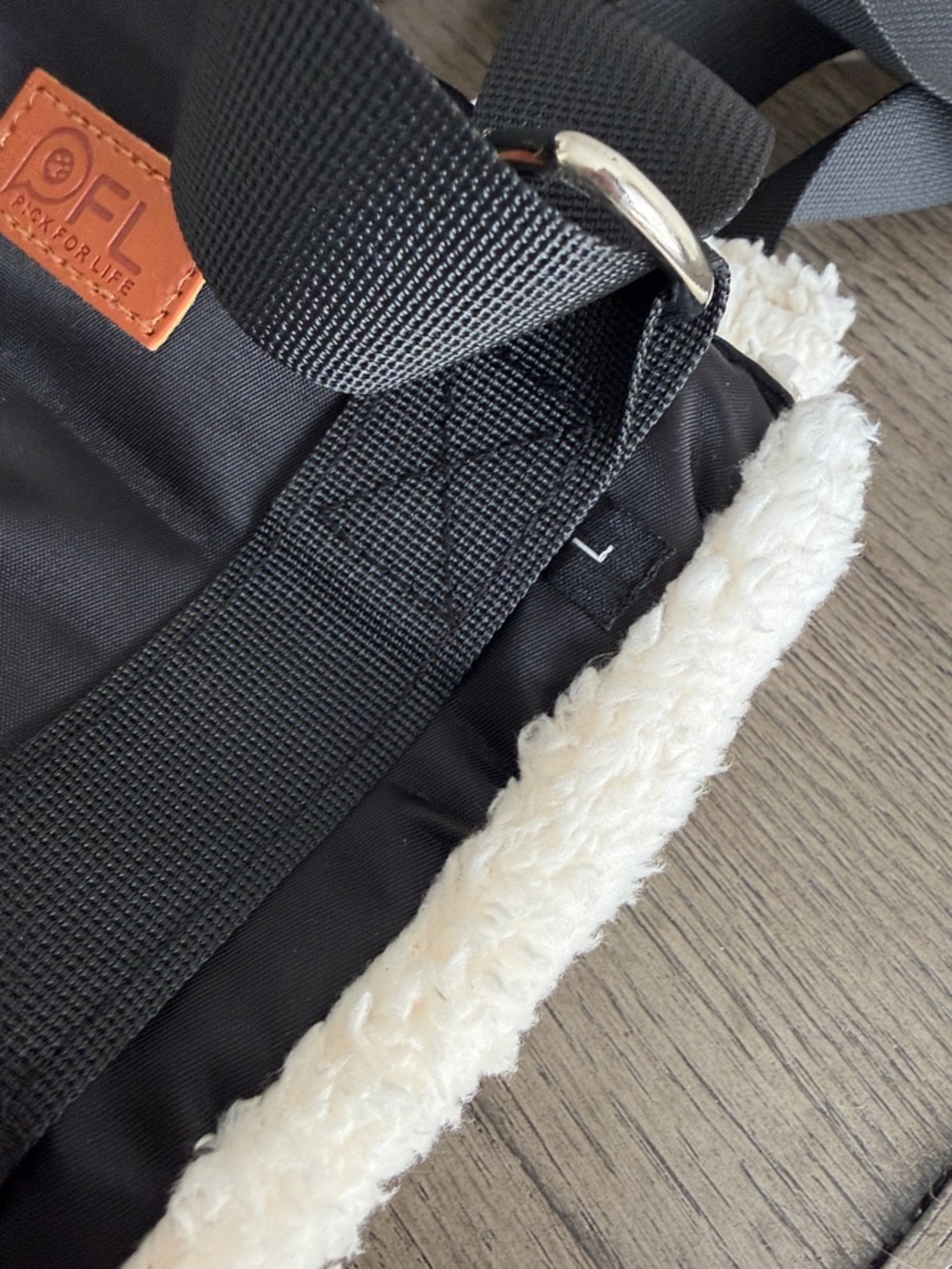 Portable Dog Sling Harness for Rear Leg Support - Black - Picture 4 of 5